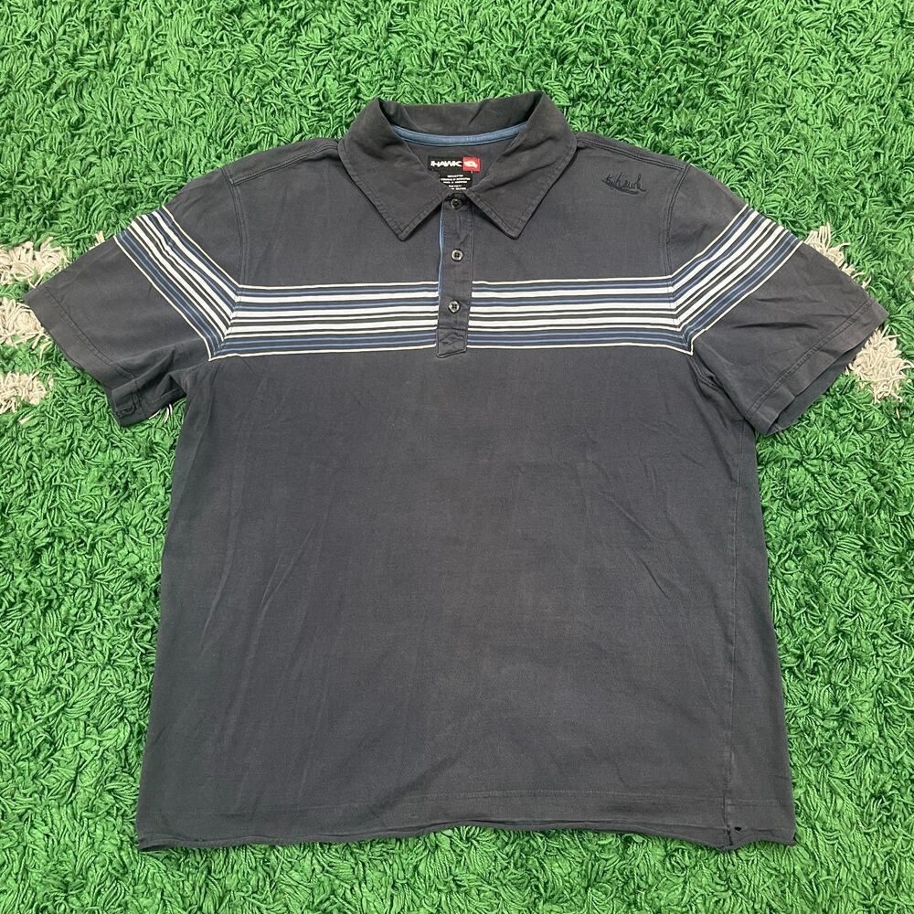 Vintage Y2K Tony Hawk Blue Polo Shirt Size Large L B11